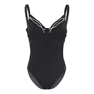 Stroje kąpielowe dla dziewczynek - Fashy Badeanzug Damen Strój kąpielowy jednoczęściowy damski, czarny, 95D - miniaturka - grafika 1