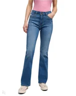 Spodnie damskie - SPODNIE JEANSY BOOTCUT NIEBIESKIE LEE 112353194 BREESE BOOT IN THE SHADE 27/31 - miniaturka - grafika 1