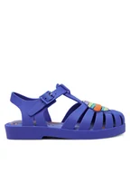 Buty dla dziewczynek - Melissa Sandały Mini Melissa Possession + Play Doh Inf M 35988 Niebieski - miniaturka - grafika 1