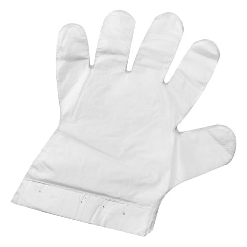 Gebol Jednorazowe rękawice Praktimax 100 sztuk | rozmiar uniwersalny | zawieszenie kartonowe do łatwego wyjmowania | plastikowe rękawice ochronne pasujące do lewej i prawej ręki | wodoodporne |