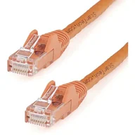 Kable miedziane - StarTech.com Kabel Ethernet Cat6 – 1,5 m – pomarańczowy – kabel krosowy – kabel typu Snagless Cat6 – długi kabel sieciowy – kabel Ethernet – kabel Cat 6 – 1,5 m (N6PATCH50OR) - miniaturka - grafika 1