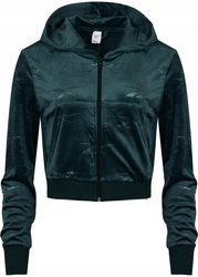 REEBOK - BLUZA DAMSKA CL ENERGY Q4 VELOUR FZ HK4933 bluza z kapturem