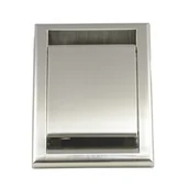 Odkurzacze centralne - Gniazdo ssące Deco stal szczotkowana - miniaturka - grafika 1