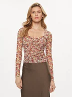 Bluzki damskie - Guess Bluzka W4GP24 KBAH2 Kolorowy Slim Fit - miniaturka - grafika 1