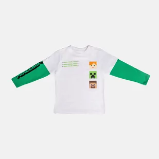 T-shirt z długim rękawem dziecięcy OVS 1834277 122 cm Green (8056781762394) - Bluzki dla chłopców - miniaturka - grafika 1