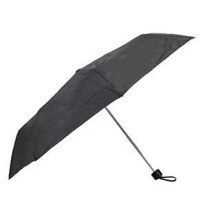Czarny parasol z gumową rączką Semi Line - Parasole - miniaturka - grafika 1