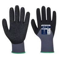 Rękawice robocze - Portwest A353 RĘKAWICA DERMIFLEX ULTRA PLUS; SZARY/CZARNY - miniaturka - grafika 1