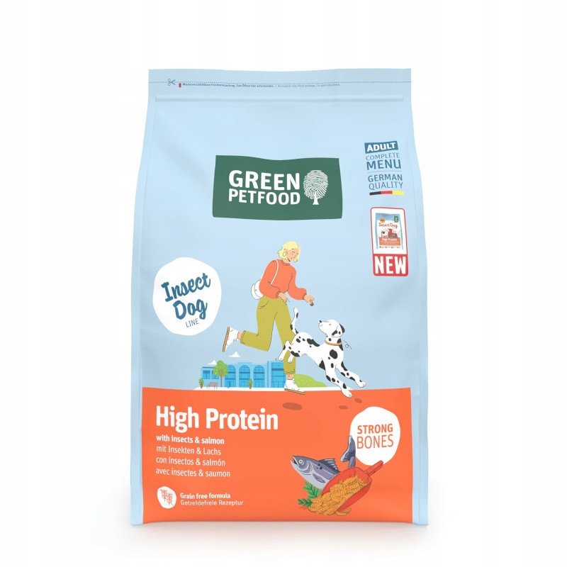Karma dla psa GREEN PETFOOD High Protein with Insects & Salmon 900 g