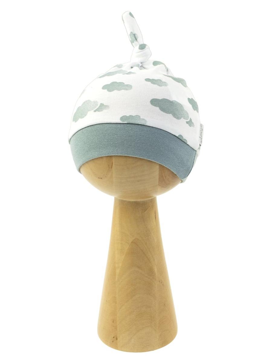 Chłopięca Czapka Chmurka biały, Nicol,r.62