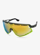 Okulary sportowe - Okulary rowerowe Rudy Project Defender - multilaser yellow/olive matte - miniaturka - grafika 1