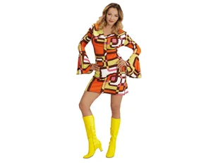 Strój dla dorosłych, hippie lat 70, rozmiar M - Stroje karnawałowe - miniaturka - grafika 2