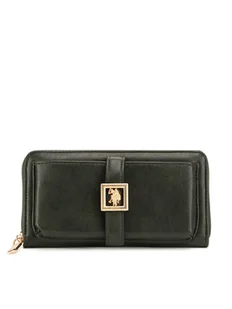 U.S. Polo Assn. Portfel WIUXT8505WVP Zielony - Portfele - miniaturka - grafika 1
