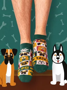 Psi Tata / Skarpety Stopki - Skarpetki męskie - miniaturka - grafika 1