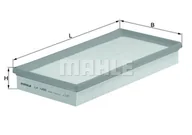 Filtry powietrza - Filtr powietrza Mahle LX 1455 - miniaturka - grafika 1