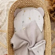 Pościel dla dzieci - Pościel dla dzieci 100x135 Latawce Jasnoszary Wafel - miniaturka - grafika 1