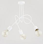 Lampy sufitowe - Lampa wisząca Tango 3 x 60 W E27 biała 23613 - miniaturka - grafika 1