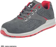 Obuwie robocze - CERVA GRIMMA S1 MF SR - Półbuty z kompozytowym podnoskiem podeszwa z poliuretanu cholewka z skóry zamszowej i materiału tekstylnego 37 - miniaturka - grafika 1