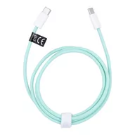 Kable USB - Kabel Typ C do Typ C Power Delivery PD 60W 3A C263 zielony 1 m - miniaturka - grafika 1
