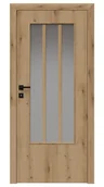 Drzwi wewnętrzne - Dre Drzwi Wewnętrzne Z Szybą Arte 30 Okleina Dąb Evoke - miniaturka - grafika 1