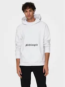 Bluzy męskie - Only & Sons Bluza Apoh 22028208 Biały Relaxed Fit - miniaturka - grafika 1