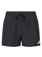 Kąpielówki męskie - adidas Szorty kąpielowe 3-Stripes JG1031 Czarny Regular Fit - miniaturka - grafika 1