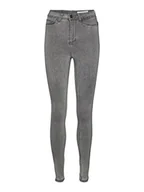 Spodnie damskie - Noisy May Dżinsy damskie, Light Grey Denim, 29W / 34L - miniaturka - grafika 1