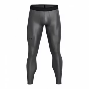 Męskie legginsy treningowe Under Armour UA HG IsoChill Leggings - szare - UNDER ARMOUR - Spodnie sportowe męskie - miniaturka - grafika 1
