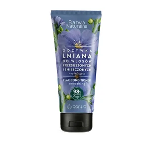 Barwa Naturalna Lniana Odżywka wygładzająca do włosów przesuszonych i zniszczonych 200ml - Odżywki do włosów - miniaturka - grafika 1