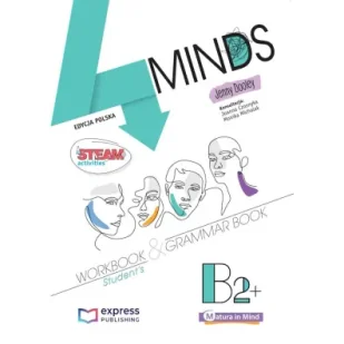 4 Minds B2+. Student's Workbook & Grammar Book + DigiBook - Książki do nauki języka angielskiego 4 Minds B2+. Student's Workbook & Grammar Book + DigiBook - Książki do nauki języka angielskiego - miniaturka - grafika 1