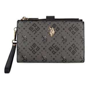 U.S. POLO ASSN. BIUXT6224WVP Czarny - Portfele - miniaturka - grafika 1