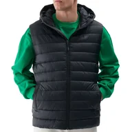 Kamizelki męskie - Bezrękawnik 4F WAW24TVJAM14620S - czarny - miniaturka - grafika 1