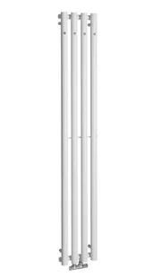 SAPHO Grzejnik łazienkowy PILON 27x180 cm 619W z wieszakami na ręczniki kolor BIAŁY MAT IZ121T - Grzejniki łazienkowe - miniaturka - grafika 1
