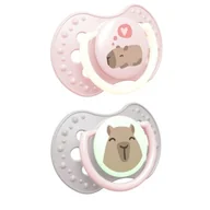 Smoczki do butelek - Smoczek LOVI CapiChill Girl 6-18 m (2 szt.) - miniaturka - grafika 1