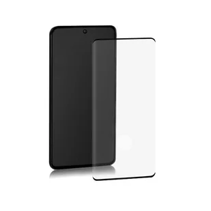 Qoltec Szkło ochronne hartowane PREMIUM do Samsung Galaxy S20 Ultra 3D Pełne Czarne 52142 - Szkła hartowane na telefon - miniaturka - grafika 2