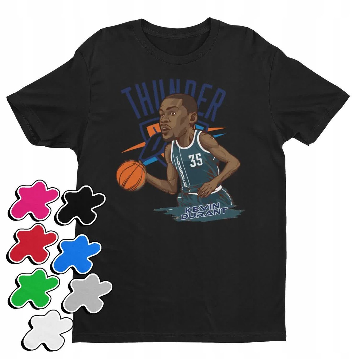 Koszulka Dziecięca Z Nadrukiem Oklahoma Thunder Durant Nba -S 122-134