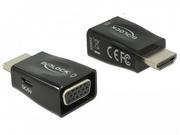 Adaptery i przejściówki - Delock 65902 adapter HDMI-A Male > VGA female screwless adapter Digital/ekran/video,,,,, 65902 65902 - miniaturka - grafika 1