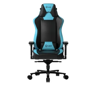 Lorgar Base 311 Gamingowy do 150kg Skóra ECO Czarno-niebieski - Fotele gamingowe - miniaturka - grafika 1