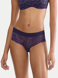 Triumph Bokserki Illusion 10219748 Niebieski - Majtki damskie Triumph Bokserki Illusion 10219748 Niebieski - Majtki damskie - miniaturka - grafika 1