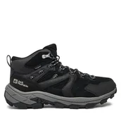 Buty trekkingowe męskie - Trekkingi Jack Wolfskin Vojo Tour Lt Texapore Mid M A62074 Szary - miniaturka - grafika 1