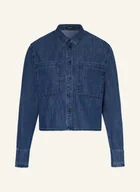 Bluzki damskie - More & More Bluzka Jeansowa blau - miniaturka - grafika 1