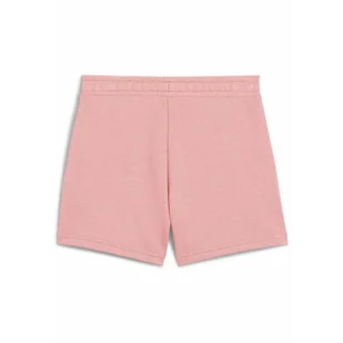 Młodzieżowe szorty ESS z małym logo No. 1 PUMA Pink Fruit - Odzież sportowa dziecięca - miniaturka - grafika 1