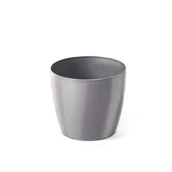 Donice - Osłonka-doniczka MAGNOLIA 12 srebrny metalik Lamela - miniaturka - grafika 1