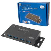 Huby USB - LogiLink 4 HUB USB 3.0, aktywny, metalowa obudowa (UA0149) - miniaturka - grafika 1