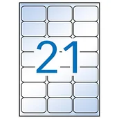 Etykiety do drukarek - APLI 10967 etykiety permanentne, 63,5 x 38,1 mm, 10 arkuszy - miniaturka - grafika 1