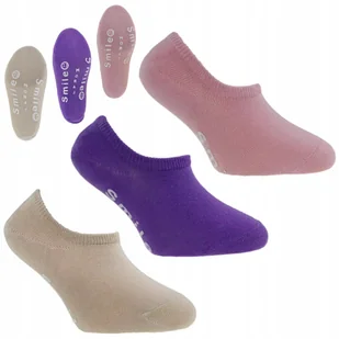 Stopki Skarpetki Dziecięce Niskie ABS Bawełniane Kolorowe 3-pak 23/26 MORAJ - Skarpetki damskie Stopki Skarpetki Dziecięce Niskie ABS Bawełniane Kolorowe 3-pak 23/26 MORAJ - Skarpetki damskie - miniaturka - grafika 1