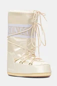 Śniegowce damskie - Moon Boot śniegowce MB ICON PEARLY kolor beżowy 80D1403060 L020 - miniaturka - grafika 1