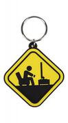Breloki - Pyramid Posters Gamer At Work Caution Sign - brelok RK38872C - miniaturka - grafika 1