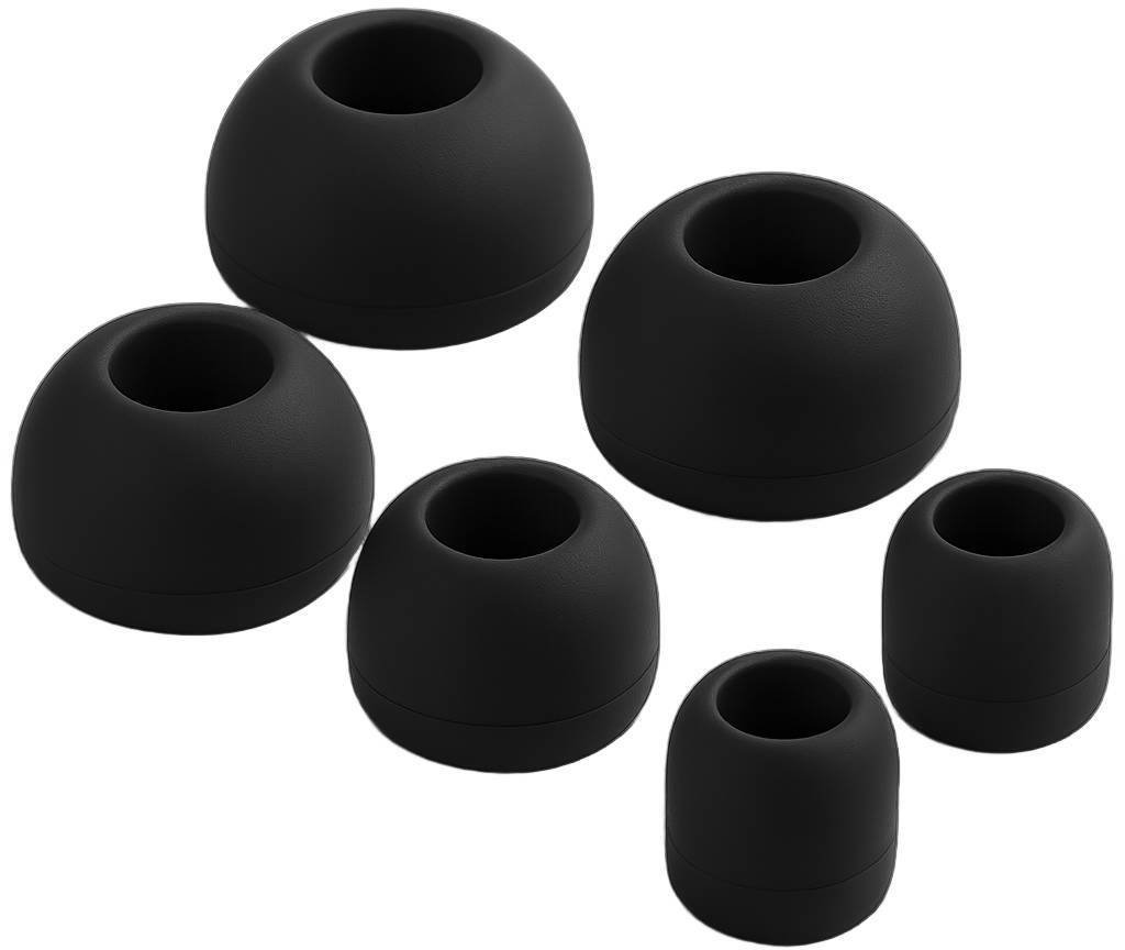 WKŁADKI GUMKI NAKŁADKI YIVO 4MM DO AKG N30 N40 N5005 AUDIO-TECHNICA BOSE CREATIVE HARMAN KARDON JBL T110 T115 T210 T230NC TWS LIVE PRO+ TUNE BEAM JVC SAMSUNG SKULLCANDY SONY WF-1000X