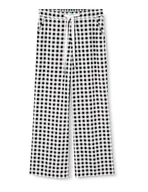 Spodnie damskie - United Colors of Benetton Spodnie damskie, Vichy Czarny 84v Biały, S - miniaturka - grafika 1