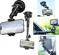 Monopody - Monopod Ulanzi Przyssawka Uchwyt Szyba Monopod 13cm Aparat Kamera Telefon 1/4 GoPro / ULANZI ZJ01 - miniaturka - grafika 1